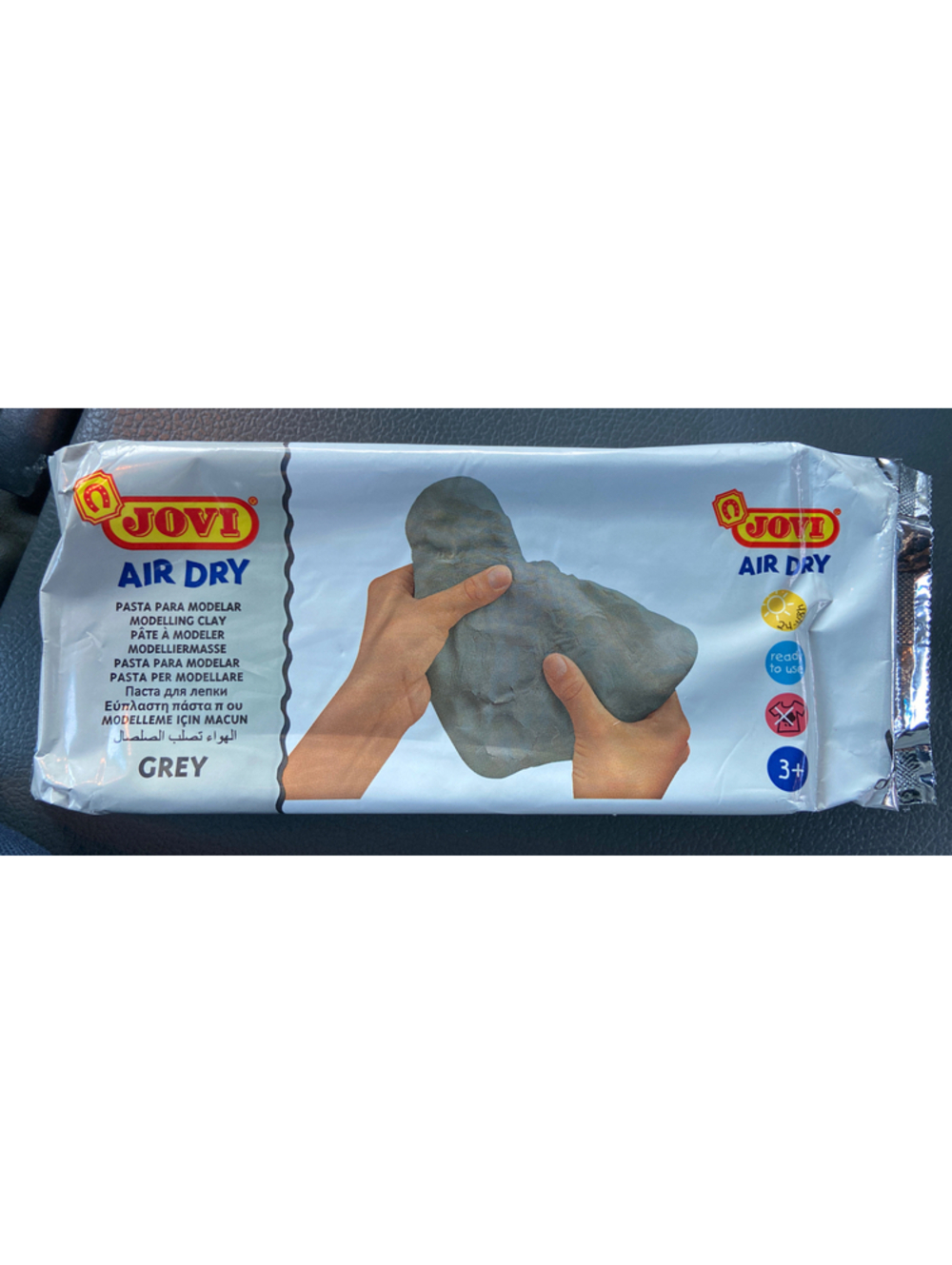 1Kg 2.2lbs Jovi Air Dry Grey Modeling Clay